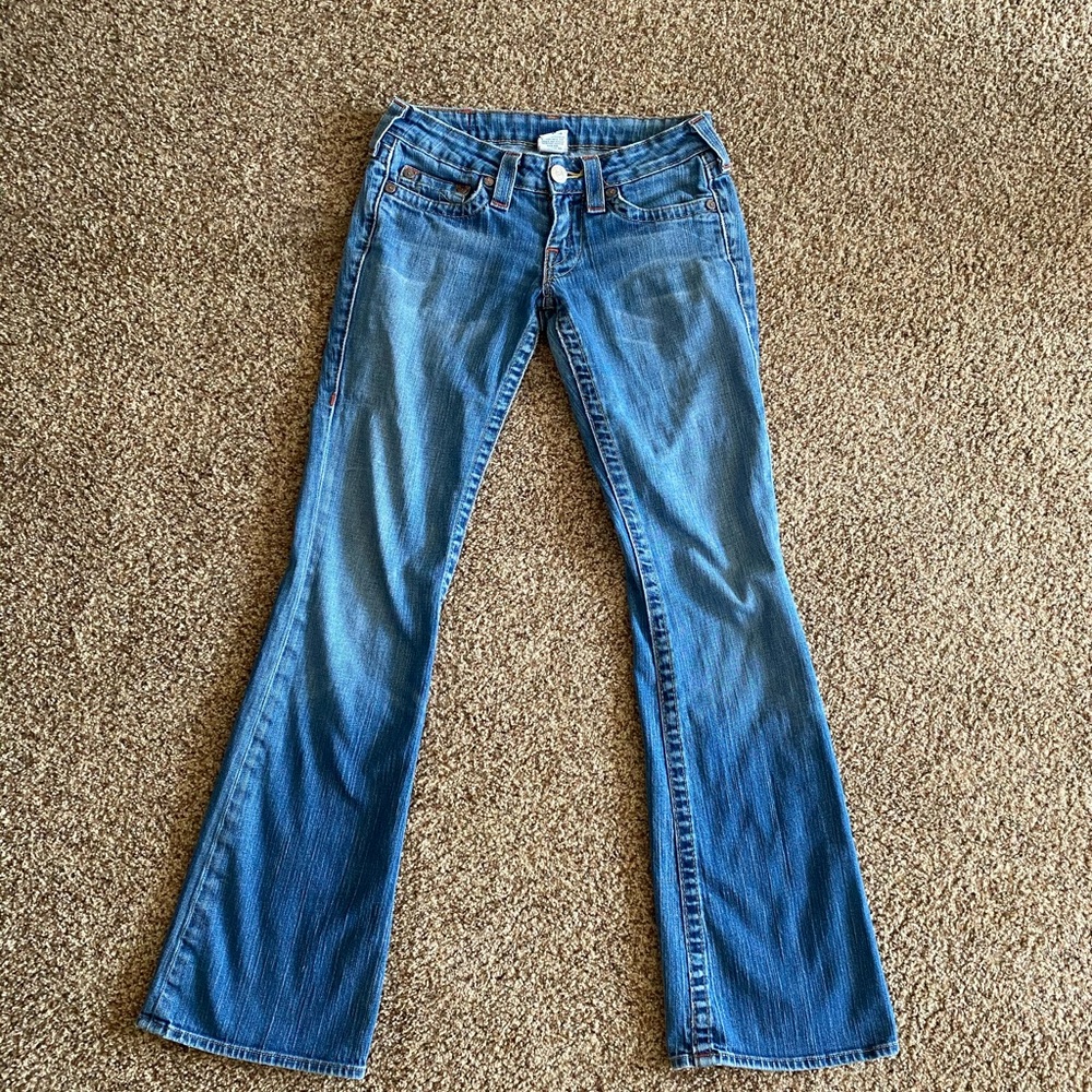 True Religion Low Rise Jeans.
